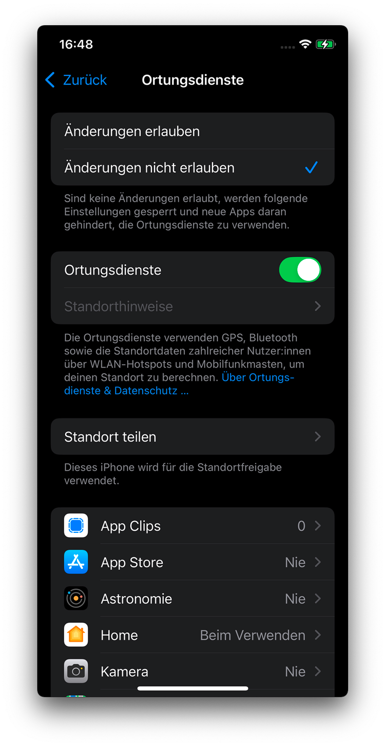 Ortungsdienste