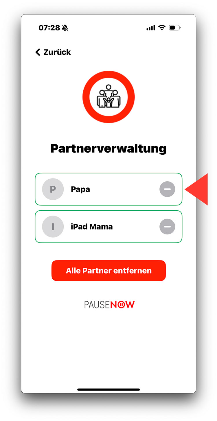 Partnerverwaltung mit verbundenen Partnern